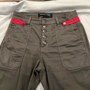 VERONICA BEARD Womens 27 Green Pants